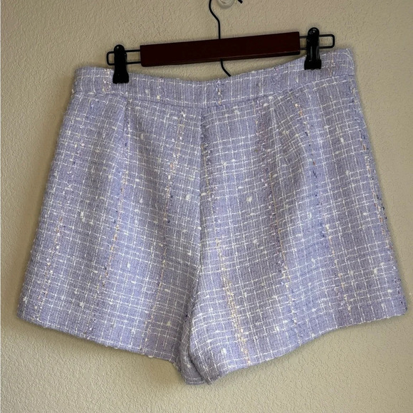 Endless Rose Lavender Tweed Sailor Style Shorts - Picture 2 of 7